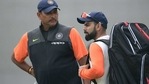 Ravi Shastri and Virat Kohli having a chat. (Getty Images) Ravi Shastri and Virat Kohli having a chat. (Getty Images)