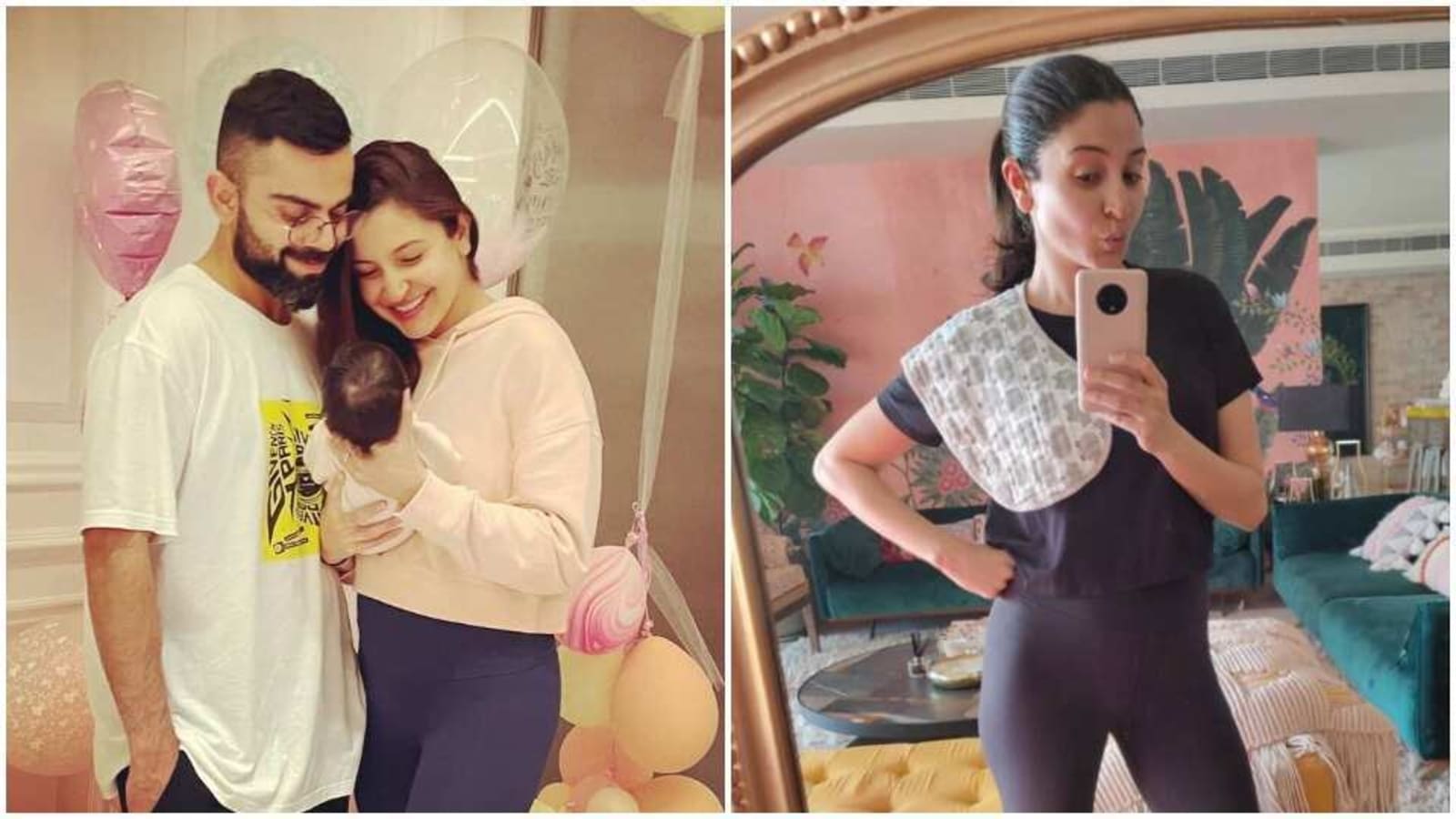 Anushka Sharma poses with daughter Vamika's burp cloth, shares a look inside her stunning home