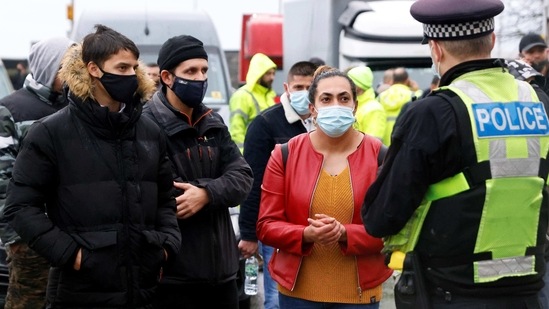 Britain will ban arrivals from South American countries and Portugal because of concerns over a new Brazilian variant of the coronavirus.(REUTERS)