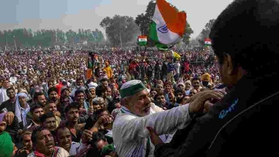 Rakesh Tikait, president of Bhartiya Kisan Union, one of the largest farmers' unions that is protesting against the new farm laws. (REUTERS) Rakesh Tikait, president of Bhartiya Kisan Union, one of the largest farmers' unions that is protesting against the new farm laws. (REUTERS)