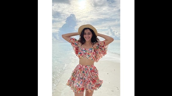 The actor rocks matching printed separates (Photo: Instagram/AnanyaPanday) The actor rocks matching printed separates (Photo: Instagram/AnanyaPanday)