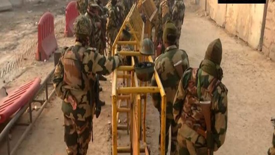 Security deployment at Tikri border (ANI Photo ) Security deployment at Tikri border (ANI Photo )