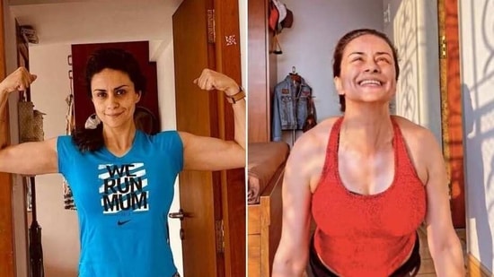 Gul Panag does Surya Namaskar in new video(Instagram/gulpanag )