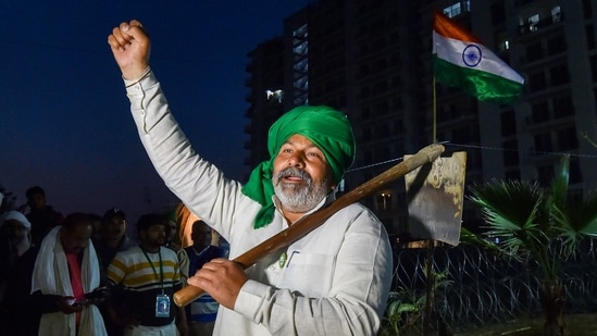 BKU leader Rakesh Tikait.(PTI ) BKU leader Rakesh Tikait.(PTI )