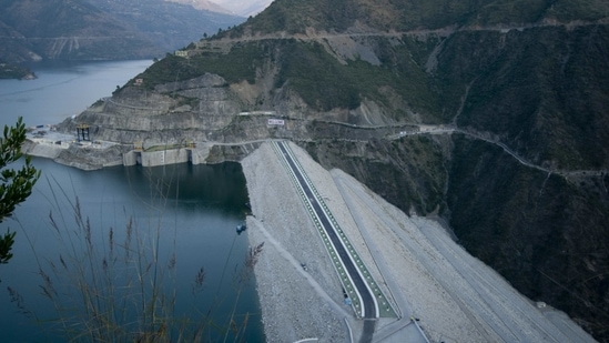 Rishiganga Power Project has been damaged due breach of a glacier in the Tapovan area.(Ramesh Pathania/Mint) Rishiganga Power Project has been damaged due breach of a glacier in the Tapovan area.(Ramesh Pathania/Mint)
