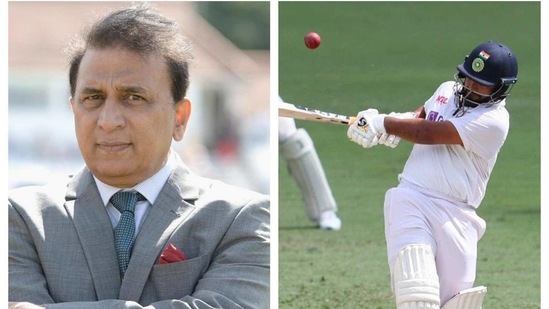 Sunil Gavaskar and Rishabh Pant.(Getty/AP)