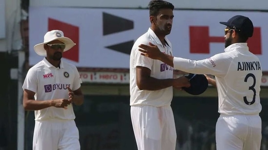 R Ashwin had a long day in the office. (BCCI) R Ashwin had a long day in the office. (BCCI)