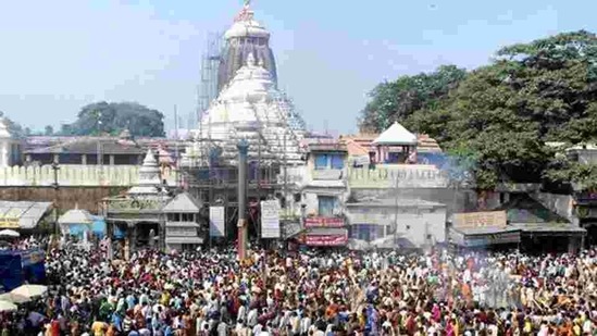 Devotees gather at Lord Jagannath temple in Puri. (PTI File Photo) Devotees gather at Lord Jagannath temple in Puri. (PTI File Photo)
