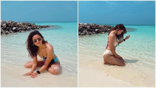 Alia Bhatt is in Maldives with her friends.