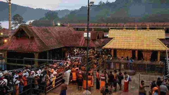 The Sabarimala temple in Kerala.(REUTERS)