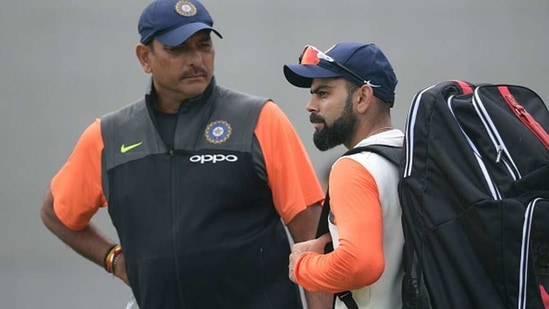 Ravi Shastri and Virat Kohli having a chat. (Getty Images) Ravi Shastri and Virat Kohli having a chat. (Getty Images)