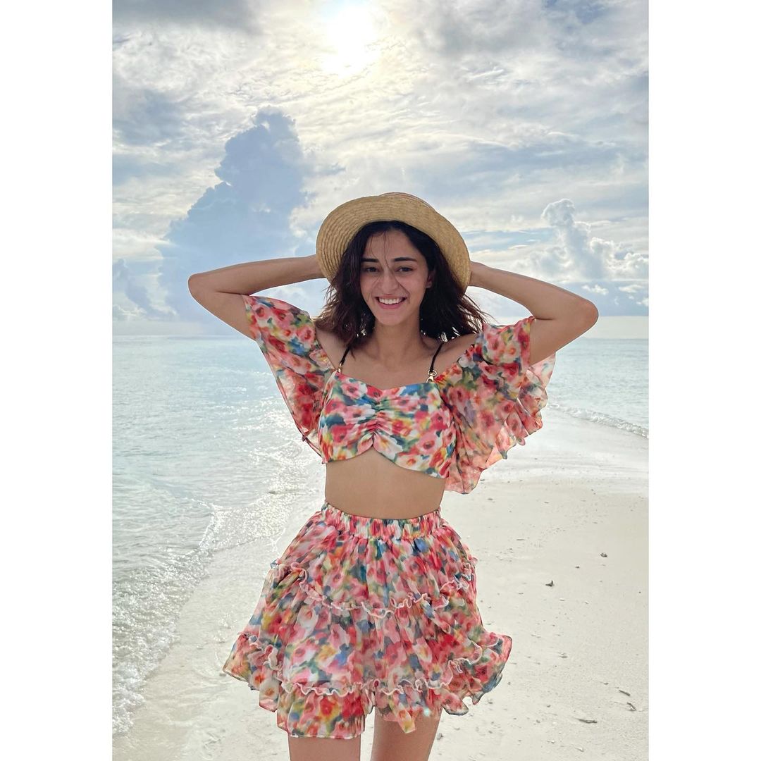 The actor rocks matching printed separates (Photo: Instagram/AnanyaPanday) The actor rocks matching printed separates (Photo: Instagram/AnanyaPanday)