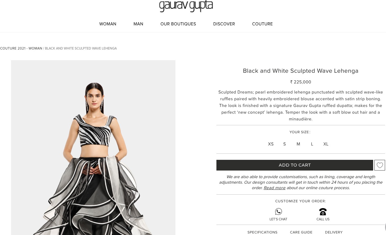 Malaika Arora's lehenga is worth ₹2 lakh (gauravguptastudio.com) Malaika Arora's lehenga is worth ₹2 lakh (gauravguptastudio.com)
