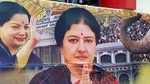 A large banner of VK Sasikala at Krishna Priya's residence where she likely to stay after reaching Chennai. (ANI) A large banner of VK Sasikala at Krishna Priya's residence where she likely to stay after reaching Chennai. (ANI)