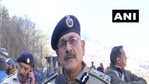 ITBP ADG Manoj Rawat speaking to media personnel at Joshimath. (ANI/Twitter) ITBP ADG Manoj Rawat speaking to media personnel at Joshimath. (ANI/Twitter)