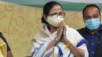 West Bengal Chief Minister Mamata Banerjee met BJP MLAs Sunil Singh and Biswajit Das who had left the Trinamool Congress in 2019 to join the saffron party.(PTI) West Bengal Chief Minister Mamata Banerjee met BJP MLAs Sunil Singh and Biswajit Das who had left the Trinamool Congress in 2019 to join the saffron party.(PTI)