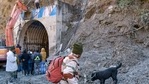 ITBP personnel carry out rescue works near the Tapovan hydel project a day after a glacier broke off in Joshimath causing massive flood in Dhauli Ganga River in Chamoli district of Uttarakhand,(PTI) ITBP personnel carry out rescue works near the Tapovan hydel project a day after a glacier broke off in Joshimath causing massive flood in Dhauli Ganga River in Chamoli district of Uttarakhand,(PTI)