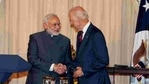 A file photo from October 1, 2014 shows Prime Minister Narendra Modi with then US vice president Joe Biden in Washington DC. (PTI file) A file photo from October 1, 2014 shows Prime Minister Narendra Modi with then US vice president Joe Biden in Washington DC. (PTI file)