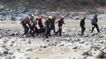 Rescue operations underway at Alaknanda river site(HT Photo ) Rescue operations underway at Alaknanda river site(HT Photo )