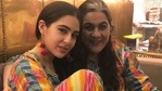 Sara Ali Khan with mother Amrita Singh. Sara Ali Khan with mother Amrita Singh.