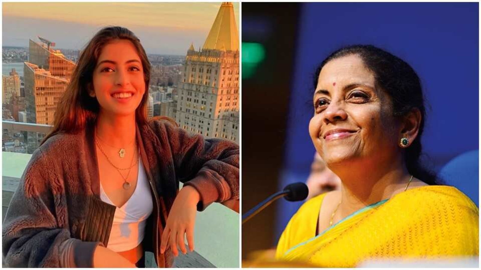 Amitabh Bachchan's granddaughter Navya Nanda praises Nirmala Sitharaman for 'calling out sexism' during press conference