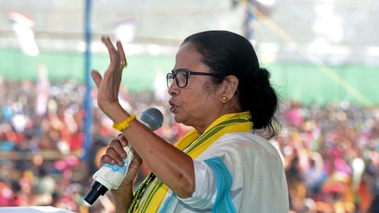West Bengal Chief Minister Mamata Banerjee sought to know why the Union government has not disbursed any cash benefit to the beneficiaries as yet. (ANI) West Bengal Chief Minister Mamata Banerjee sought to know why the Union government has not disbursed any cash benefit to the beneficiaries as yet. (ANI)