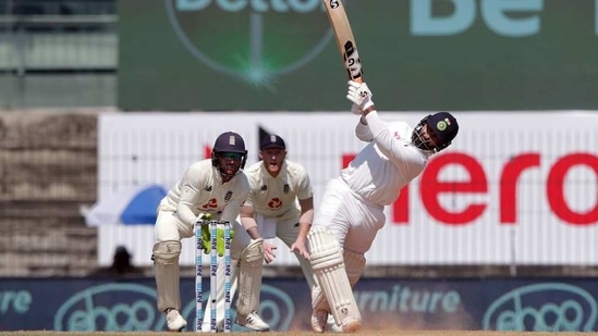 India's Rishabh Pant plays a shot. (ICC)(ICC) India's Rishabh Pant plays a shot. (ICC)(ICC)