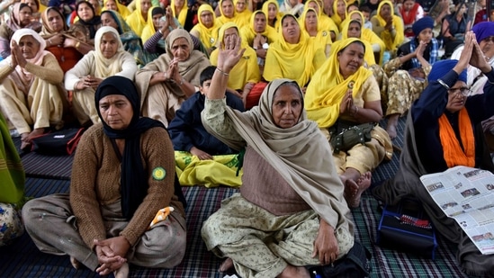 Thousands of agitating farmers, mostly from Punjab, Haryana and western Uttar Pradesh, have been camping at three Delhi border points --- Singhu, Tikri and Ghazipur --- for over 70 days. (ANI Photo) Thousands of agitating farmers, mostly from Punjab, Haryana and western Uttar Pradesh, have been camping at three Delhi border points --- Singhu, Tikri and Ghazipur --- for over 70 days. (ANI Photo)