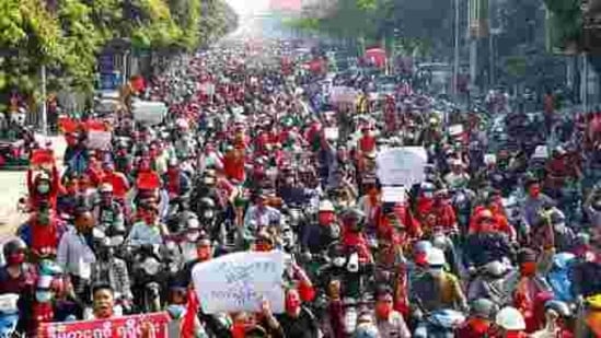 Protesters have been demanding the restoration of democracy.(AP Photo)