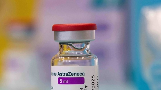 This picture taken on February 7, 2021, shows a vial of the AstraZeneca/Oxford Covid-19 vaccine.