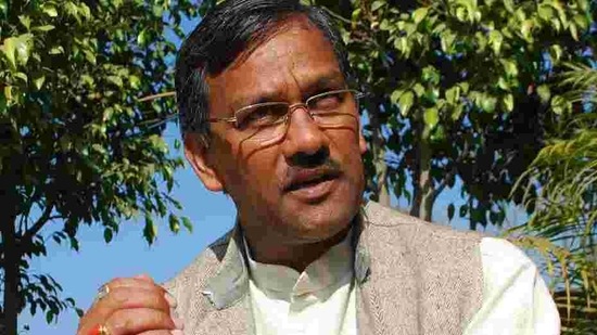 Uttarakhand CM Trivendra Rawat.(HT PHOTO)