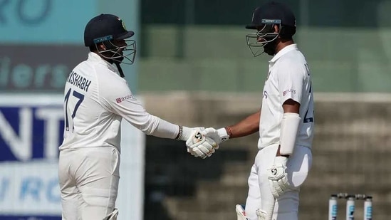 Rishabh Pant (L) and Cheteshwar Pujara raised a century stand for India's fifth wicket. (BCCI) Rishabh Pant (L) and Cheteshwar Pujara raised a century stand for India's fifth wicket. (BCCI)