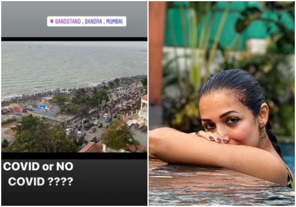 Malaika Arora was alarmed at the laxity shown by crowds while the Covid 19 crisis is still around. Malaika Arora was alarmed at the laxity shown by crowds while the Covid 19 crisis is still around.