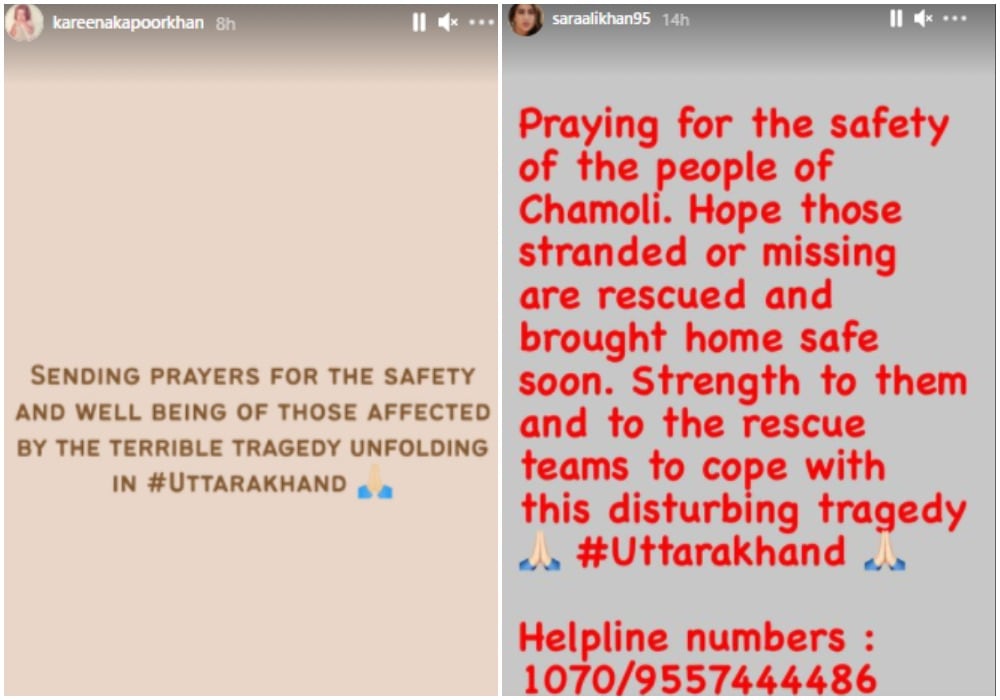 Sara Ali Khan and Kareena Kapoor had Uttarakhand tragedy on their minds. Sara Ali Khan and Kareena Kapoor had Uttarakhand tragedy on their minds.