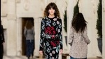 A model in Virginie Viard’s Pre-Fall 21 matching knits (Photo: Instagram/ChanelOfficial) A model in Virginie Viard’s Pre-Fall 21 matching knits (Photo: Instagram/ChanelOfficial)