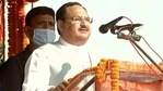 BJP president JP Nadda addressing a rally in Birbhum, in poll-bound West Bengal on Tuesday.(ANI Photo) BJP president JP Nadda addressing a rally in Birbhum, in poll-bound West Bengal on Tuesday.(ANI Photo)