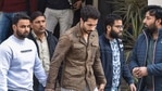 New Delhi: Actor Deep Sidhu, accused in the violence on Republic Day during a farmers' tractor rally, arrested by Delhi Police special cell in New Delhi, Tuesday.(PTI Photo) New Delhi: Actor Deep Sidhu, accused in the violence on Republic Day during a farmers' tractor rally, arrested by Delhi Police special cell in New Delhi, Tuesday.(PTI Photo)