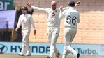 Jack Leach picked up 4/76. (BCCI) Jack Leach picked up 4/76. (BCCI)