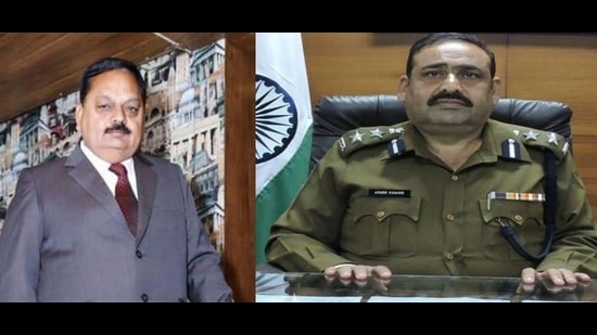 Ambala resident Kapil Vij (left) and deputy inspector general Ashok Kumar. (HT file photo) Ambala resident Kapil Vij (left) and deputy inspector general Ashok Kumar. (HT file photo)