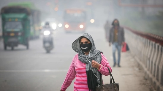 A senior official of the Delhi Pollution Control Committee (DPCC) said the team of scientists, headed by professor Mukesh Sharma, civil engineering department, IIT-Kanpur, has given a presentation on the technology.(Sanchit Khanna / HT Photo)