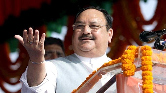 BJP National President JP Nadda addresses a rally, in Birbhum on Tuesday. (ANI Photo) BJP National President JP Nadda addresses a rally, in Birbhum on Tuesday. (ANI Photo)