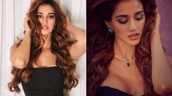 Disha Patani in black dress(Instagram/dishapatani)