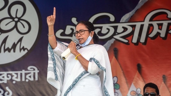 West Bengal chief minister Mamata Banerjee.(PTI)
