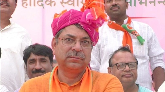 Rajasthan BJP president Satish Poonia. (HT Archive)