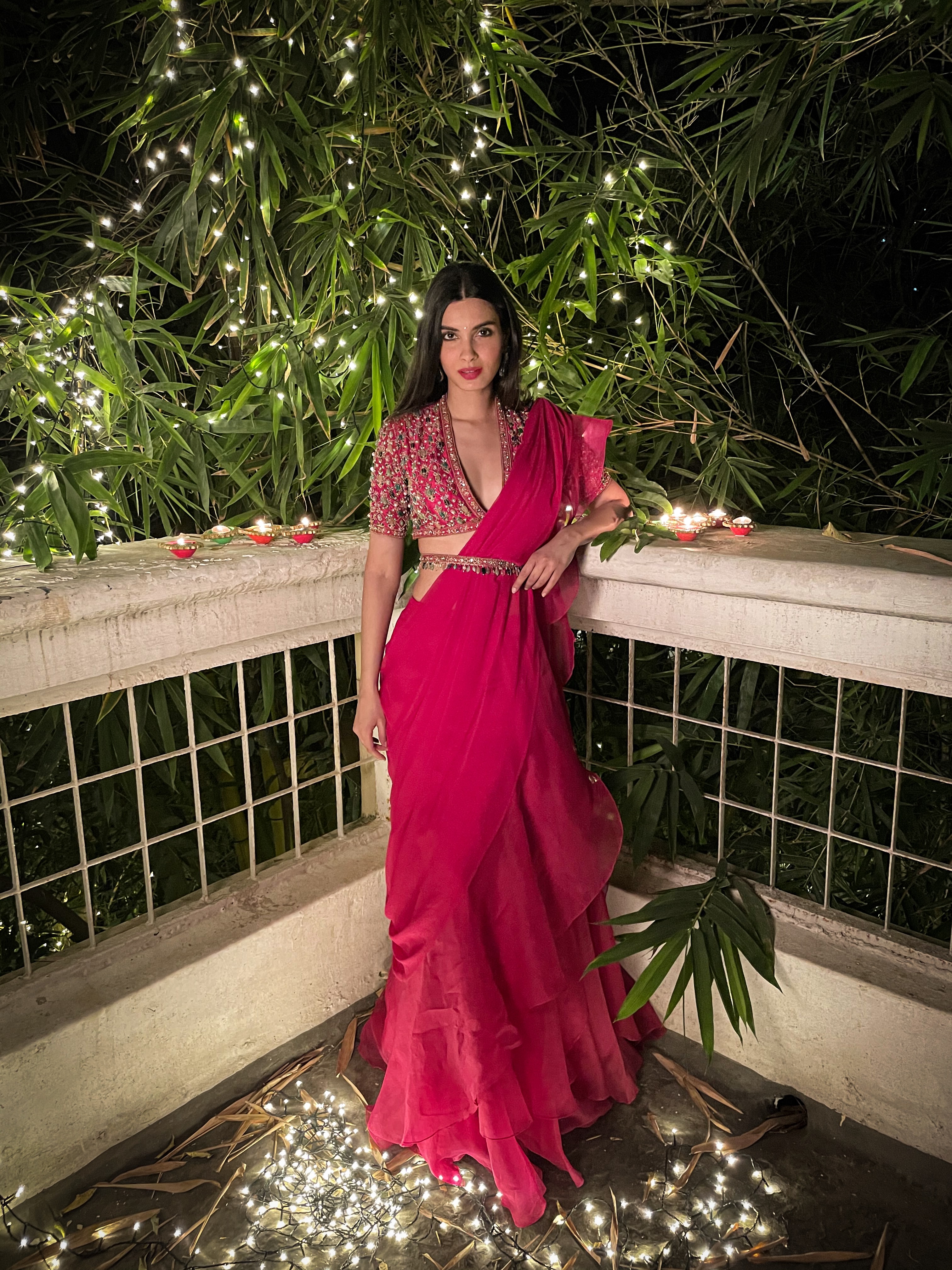 Diana Penty in a ruffled creation (Photo: Instagram/RidhiMehra) Diana Penty in a ruffled creation (Photo: Instagram/RidhiMehra)