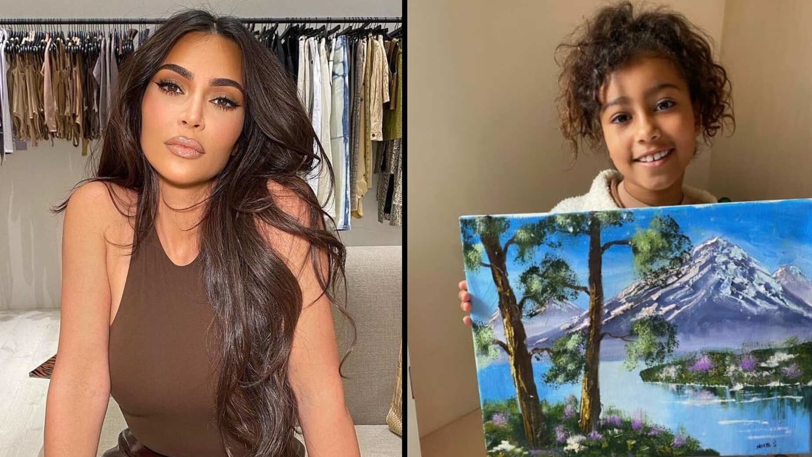 Kim Kardashian blasts trolls for questioning daughter North’s painting ...