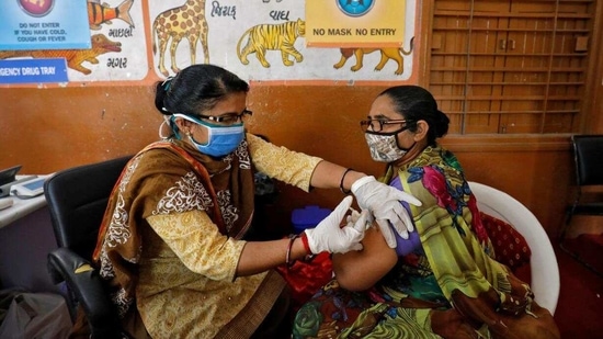 "As on 10th Feb, 2021 (8 AM), total of 66,11,561 beneficiaries vaccinated against #COVID19," health ministry tweeted. (Reuters) "As on 10th Feb, 2021 (8 AM), total of 66,11,561 beneficiaries vaccinated against #COVID19," health ministry tweeted. (Reuters)