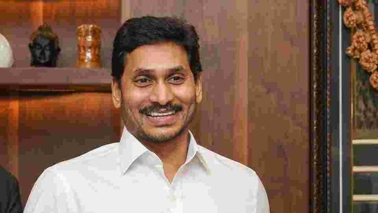A YSRCP leader said the victory in the first phase of panchayat polls was due to the welfare schemes run by CM YS Jaganmohan Reddy (PTI) A YSRCP leader said the victory in the first phase of panchayat polls was due to the welfare schemes run by CM YS Jaganmohan Reddy (PTI)