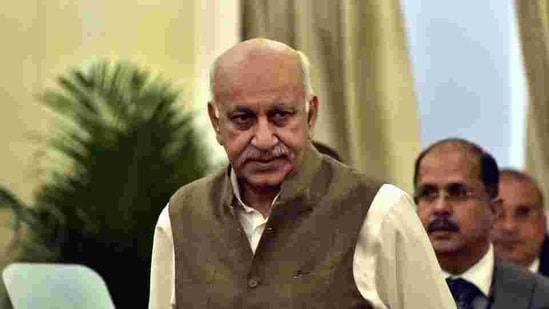 MJ Akbar, the former Minister of State for External Affairs, had filed a defamation case against the journalist Priya Ramani for accusing him of sexual misconduct.(HT Photo)