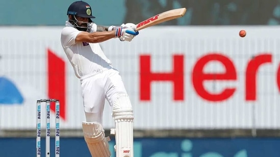 Virat Kohli plays the pull shot. (BCCI)